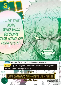 Luffy Is the Man Who Will Become the King of Pirates!!! — Parallel Foil