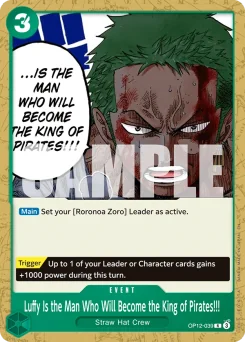 Luffy Is the Man Who Will Become the King of Pirates!!! — Undetermined