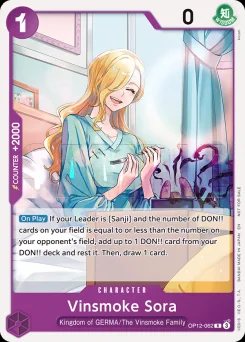 Vinsmoke Sora — Event Stamp Winner Foil
