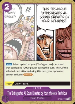 The "Extinguishes All Sound Created by Your Influence" Technique — Normal