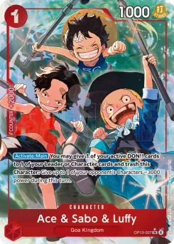 Ace & Sabo & Luffy — Parallel Foil