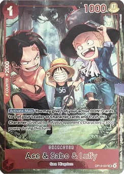 Ace & Sabo & Luffy — Parallel Foil 2