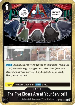 The Five Elders Are at Your Service!!! — Foil