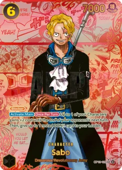 Sabo — Red Super Parallel Foil