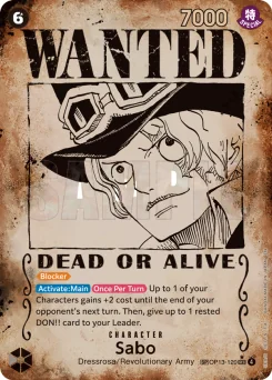 Sabo — Wanted Poster Foil