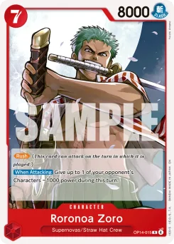 Roronoa Zoro — Foil