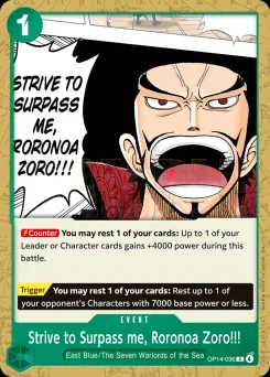 Strive to Surpass me, Roronoa Zoro!!! — Normal