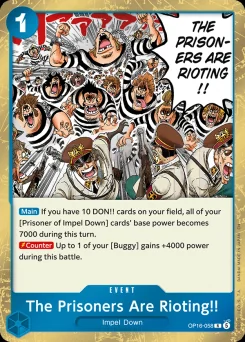 The Prisoners Are Rioting!! — Foil