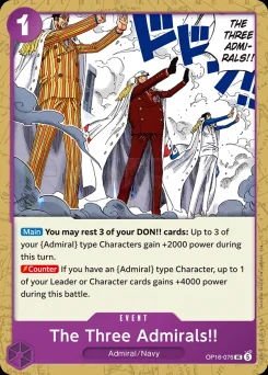 The Three Admirals!! — Normal