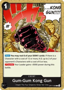 Gum-Gum Kong Gun — Event Stamp