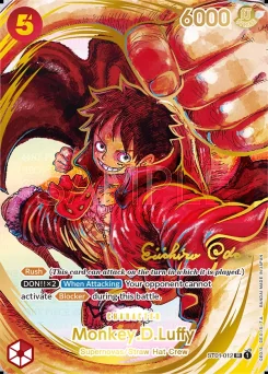 Monkey.D.Luffy — Stamped Signature Foil
