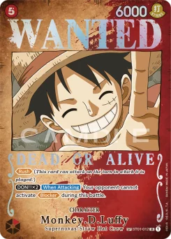 Monkey.D.Luffy — Wanted Poster Foil
