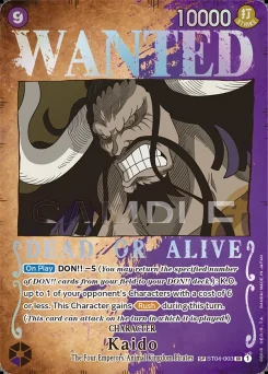Kaido — Wanted Poster Foil