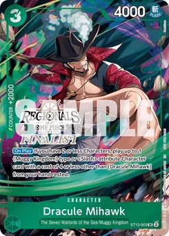 Dracule Mihawk — Event Stamp Finalist Foil
