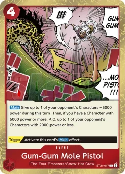Gum-Gum Mole Pistol — Foil
