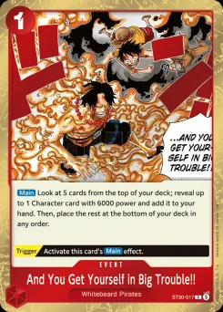 And You Get Yourself in Big Trouble!! — Foil