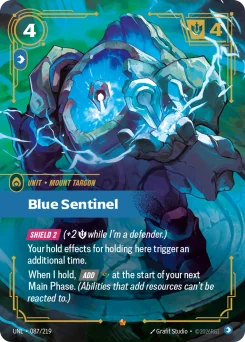 Blue Sentinel — Foil