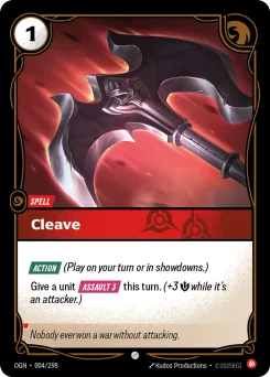 Cleave — Normal