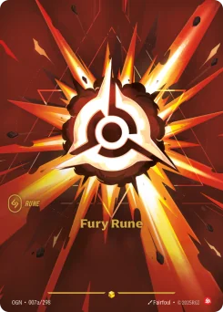 Fury Rune — Parallel Foil