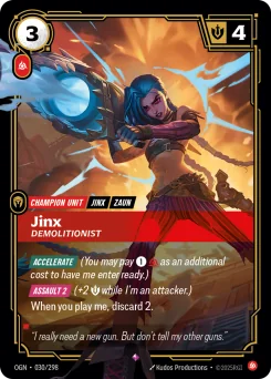 Jinx, Demolitionist — Foil