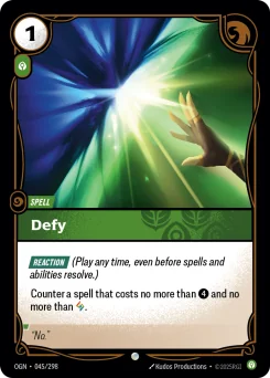 Defy — Normal