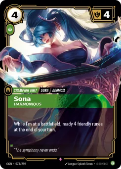 Sona, Harmonious — Foil