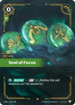 Seal of Focus — Foil