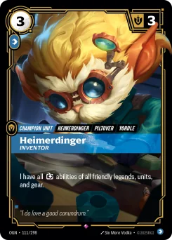 Heimerdinger, Inventor — Foil