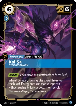 Kai'Sa, Evolutionary — Foil