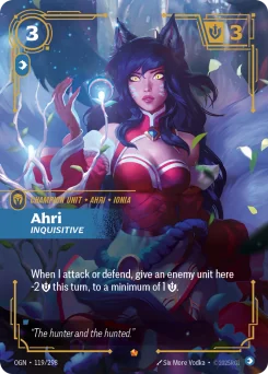 Ahri, Inquisitive — Foil