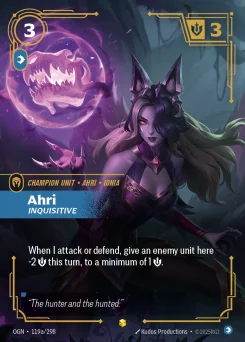 Ahri, Inquisitive — Parallel Foil