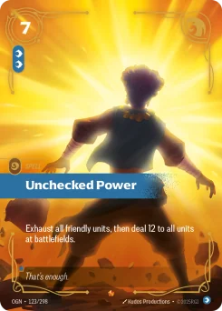 Unchecked Power — Foil