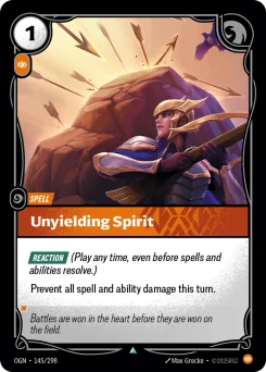 Unyielding Spirit — Normal