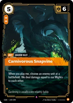 Carnivorous Snapvine — Foil