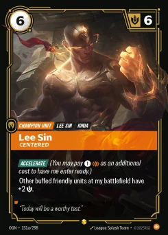 Lee Sin, Centered — Parallel Foil