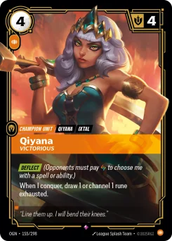 Qiyana, Victorious — Foil