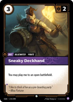 Sneaky Deckhand — Normal