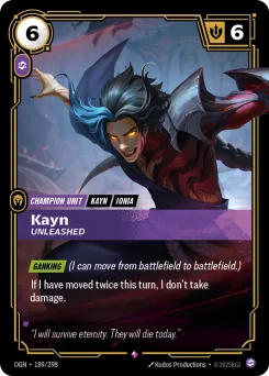 Kayn, Unleashed — Foil