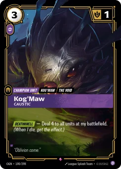 Kog'Maw, Caustic — Foil