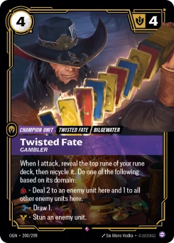 Twisted Fate, Gambler — Foil