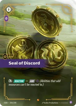Seal of Discord — Foil