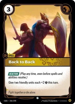 Back to Back — Normal