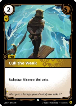 Cull the Weak — Normal