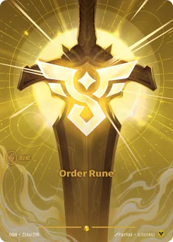 Order Rune — Parallel Foil