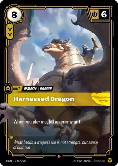 Harnessed Dragon — Foil