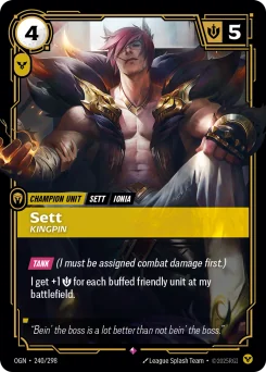 Sett, Kingpin — Foil