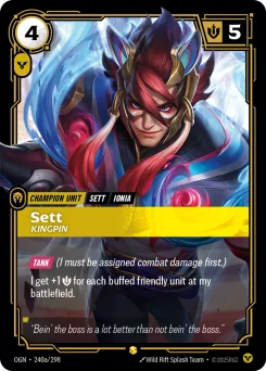 Sett, Kingpin — Parallel Foil