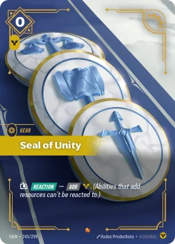 Seal of Unity — Foil