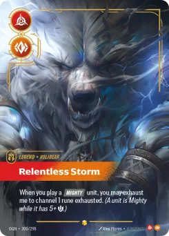Volibear, Relentless Storm — Overnumbered Foil