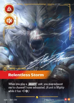 Volibear, Relentless Storm — Signature Foil